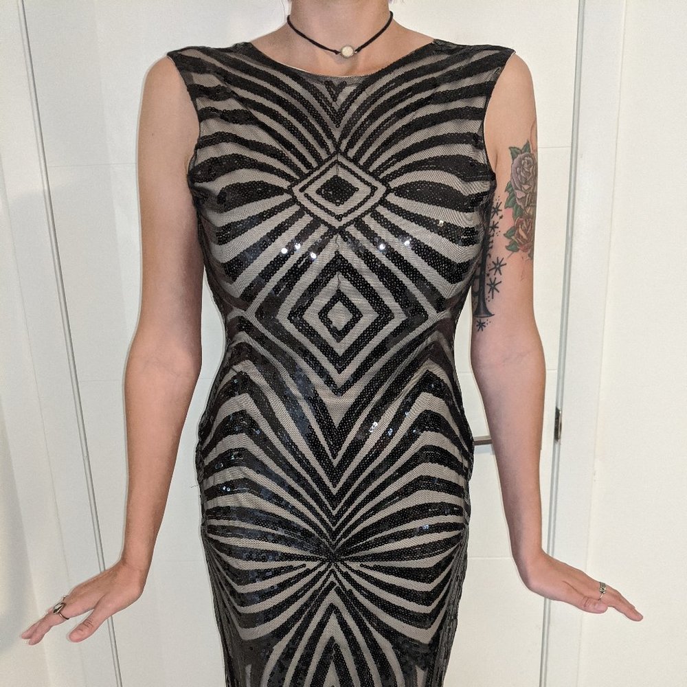 Unique Vintage 1920's Flapper Fringe Dress NWT